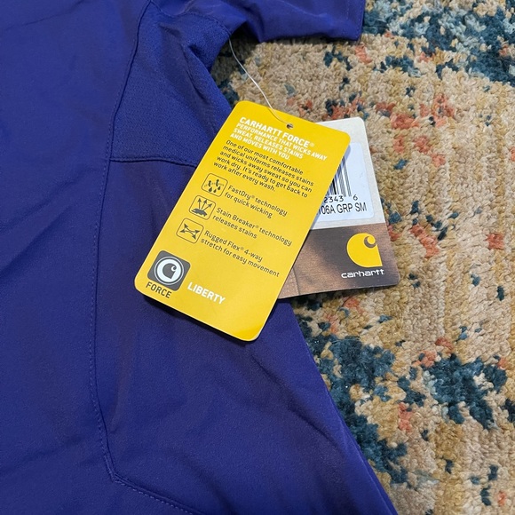 CARHARTT FORCE LIBERTY SCRUB TOP SIZE SMALL - Picture 3 of 3